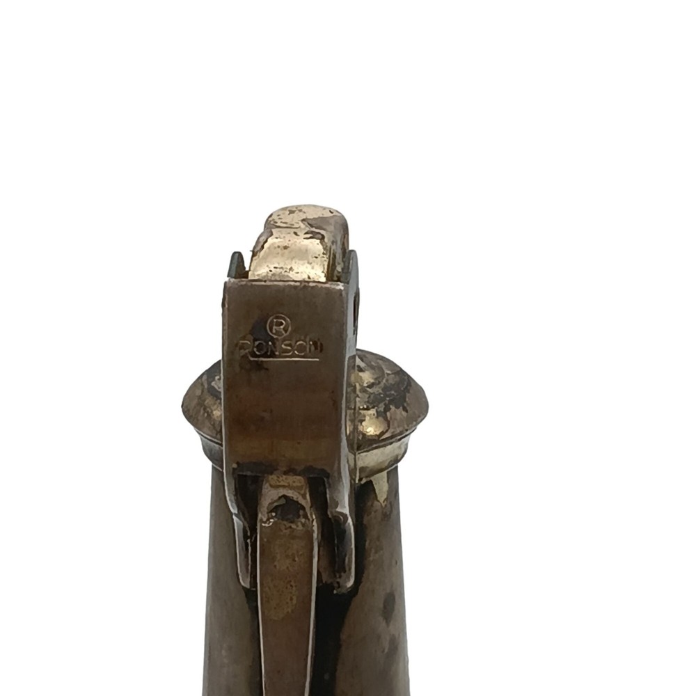 Vintage Ronson Decanter Table Lighter, Silver Plate Ornate