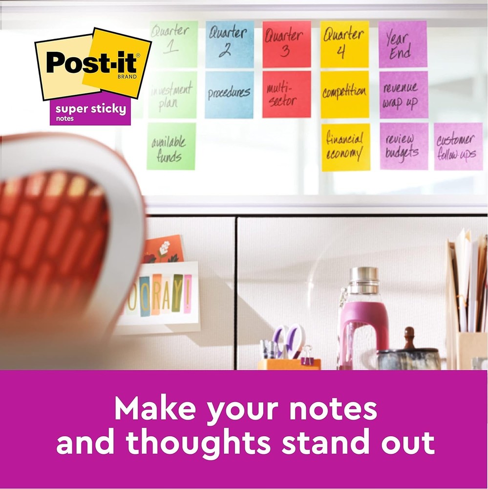 Post-it Back to School Bus with Super Sticky Notes, 290g