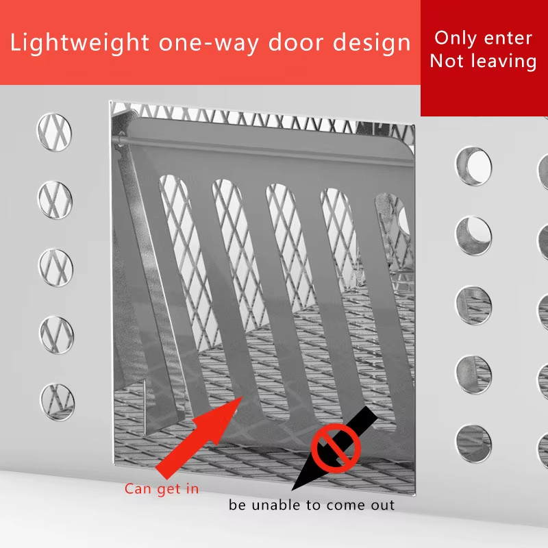 Automatic Mouse Trap High Efficiency Reusable Rat Catcher Home Garden