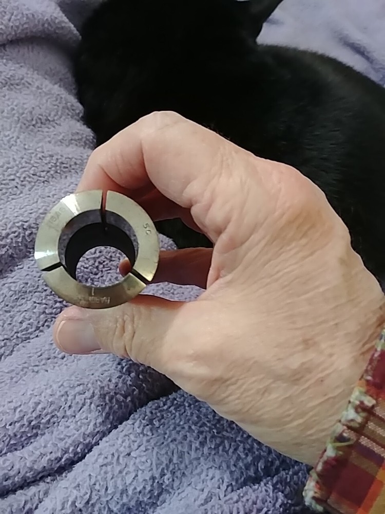 15/16" Hardinge 5C Round Collet External Threads Only