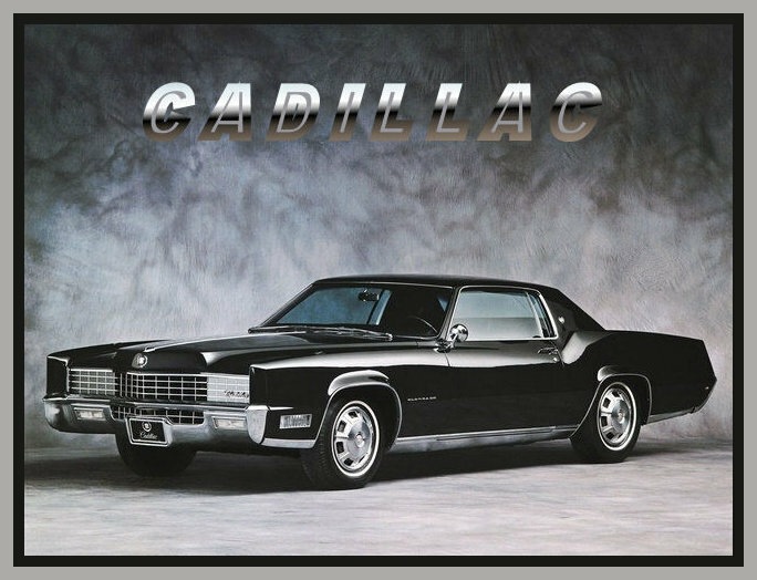 1967 Cadillac Eldorado Black, Toolbox - Refrigerator Magnet, 42 MIL