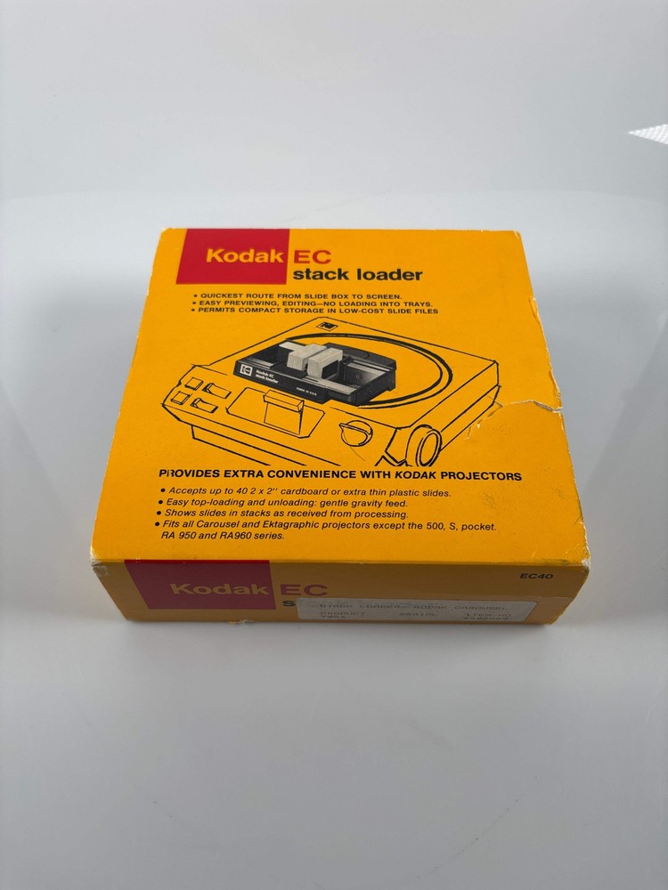 Kodak EC Stack Loader EC 40 Cat 151 4249 Vintage Original Box