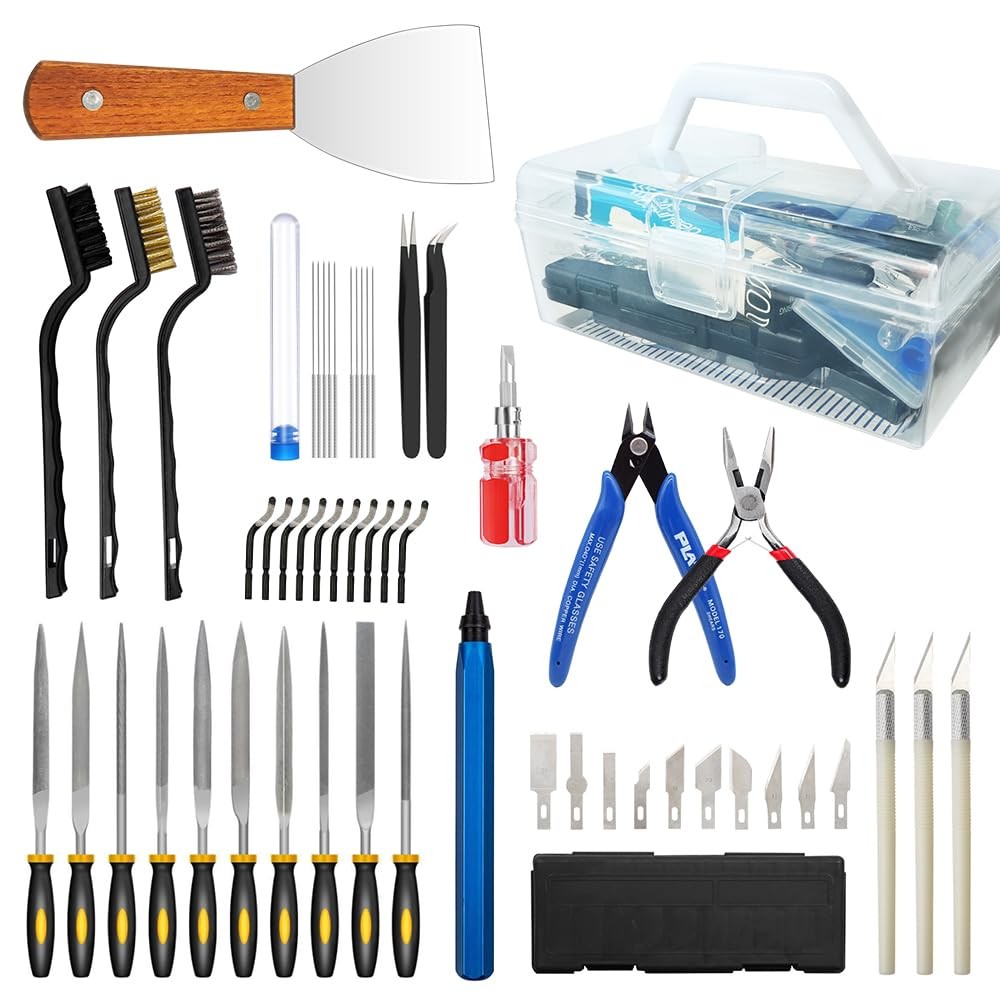 54 PCS 3D Printer Tool Kit, 3D Printer Accessories Kit for Cleaning, Removal ...