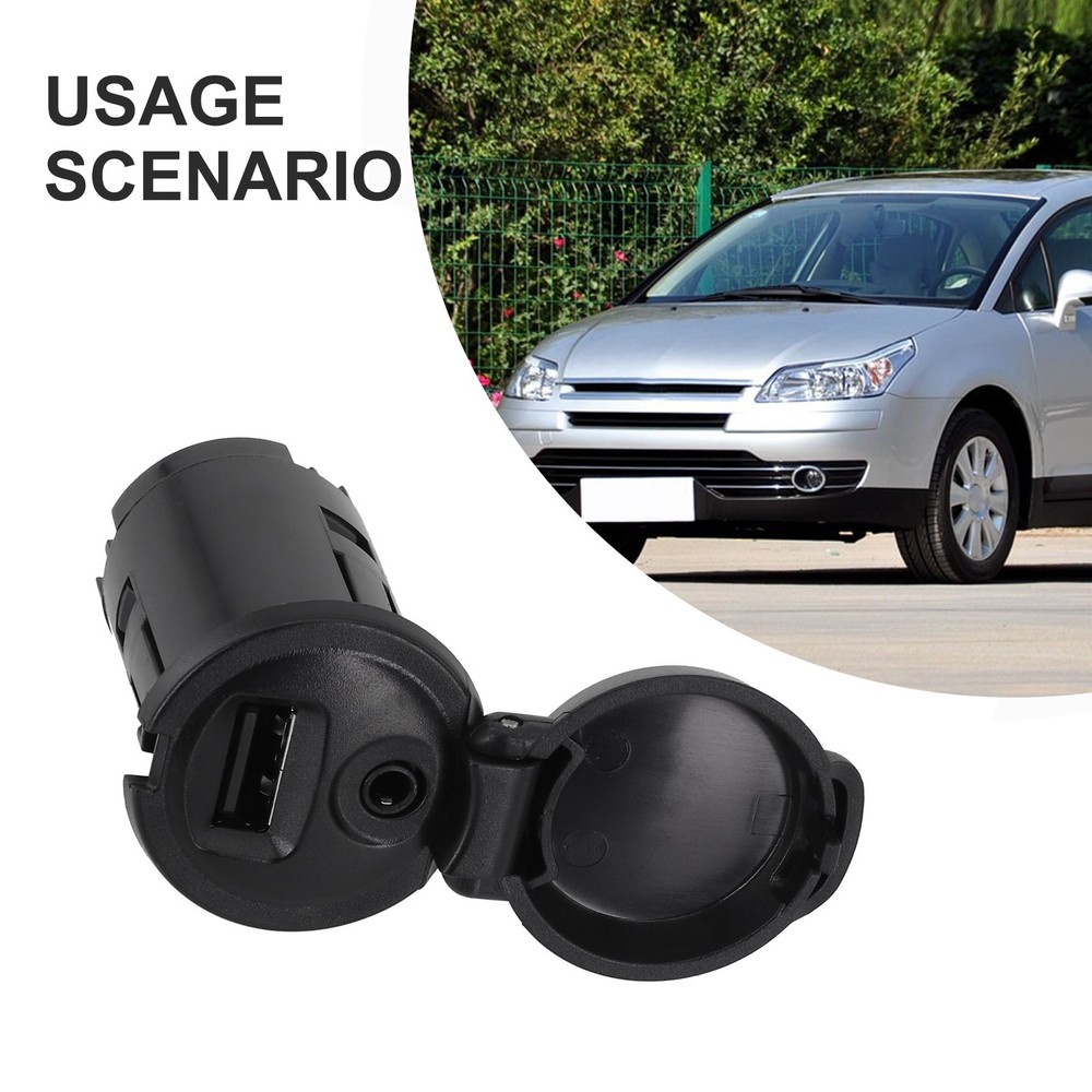 Dependable Car USB+AUX Interface Adapter for 208 For C3 and Compatible Models