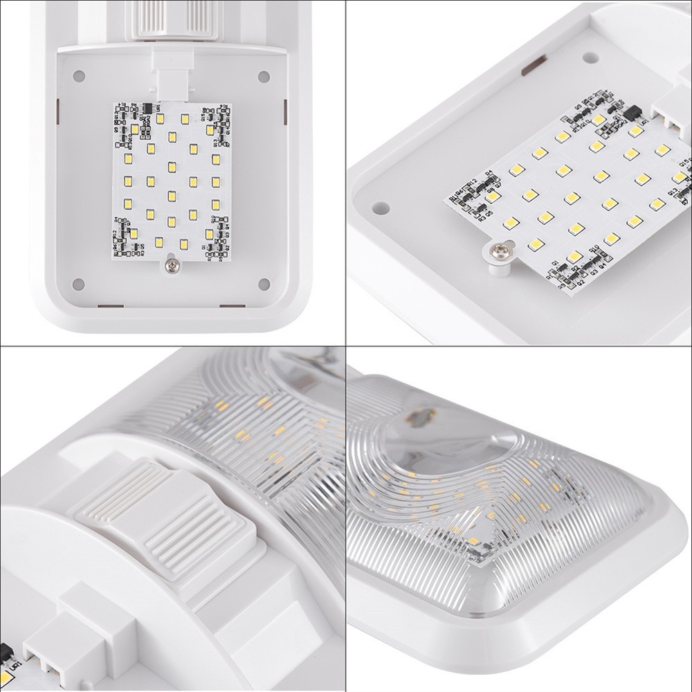 8PCS 12V Led RV Ceiling Dome Light RV Interior Lighting for Trailer Camper Boat