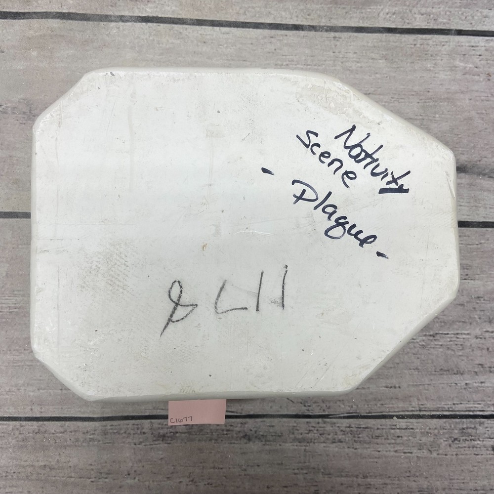 Scioto Ceramic Casting Mold Nativity Scene Plaque S-1178