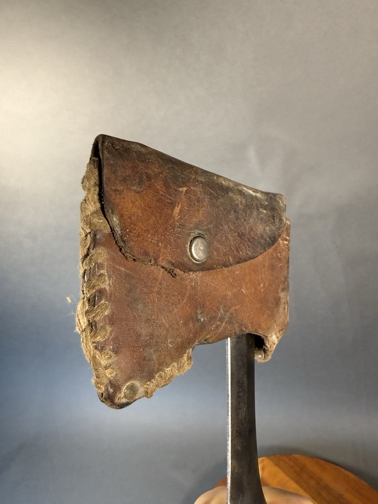 NICE VINTAGE ESTWING CAMP HATCHET w/LEATHER SHEATH