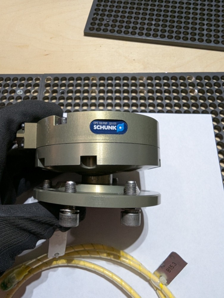 Schunk OPS 100 PNP Overload Protection Sensor For Robot Arm