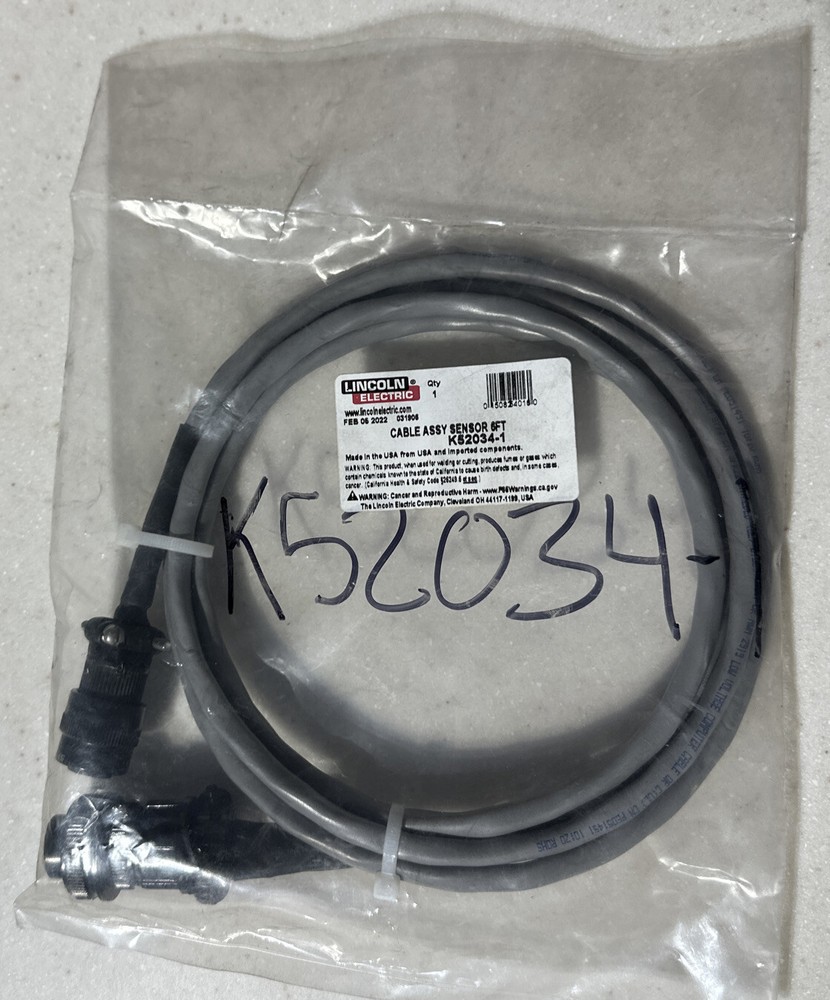 LINCOLN ELECTRIC K52034-1 CABLE ASSY SENSOR 6F.