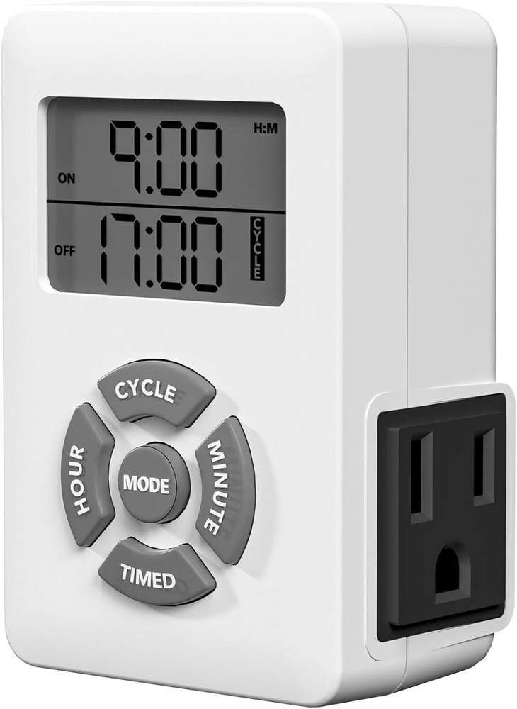 BN-LINK Digital Timer, Repeat Cycle Intermittent Timer Plug with Countdown Delay