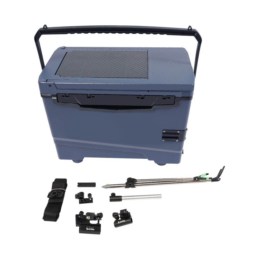 Fishing Tackle Box Bait Storage 32L Outdoors Light Rectangle Box 250kg Load