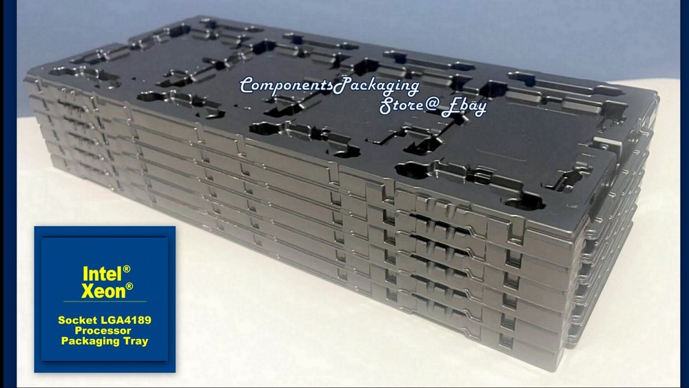 3 Intel Xeon Silver Bronze CPU Tray for Socket LGA4189 Processor - Fits 12 CPUs