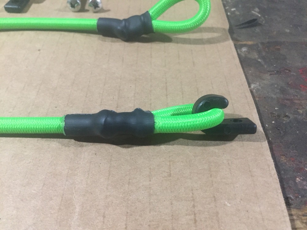 Boat Rod Straps Neon Green