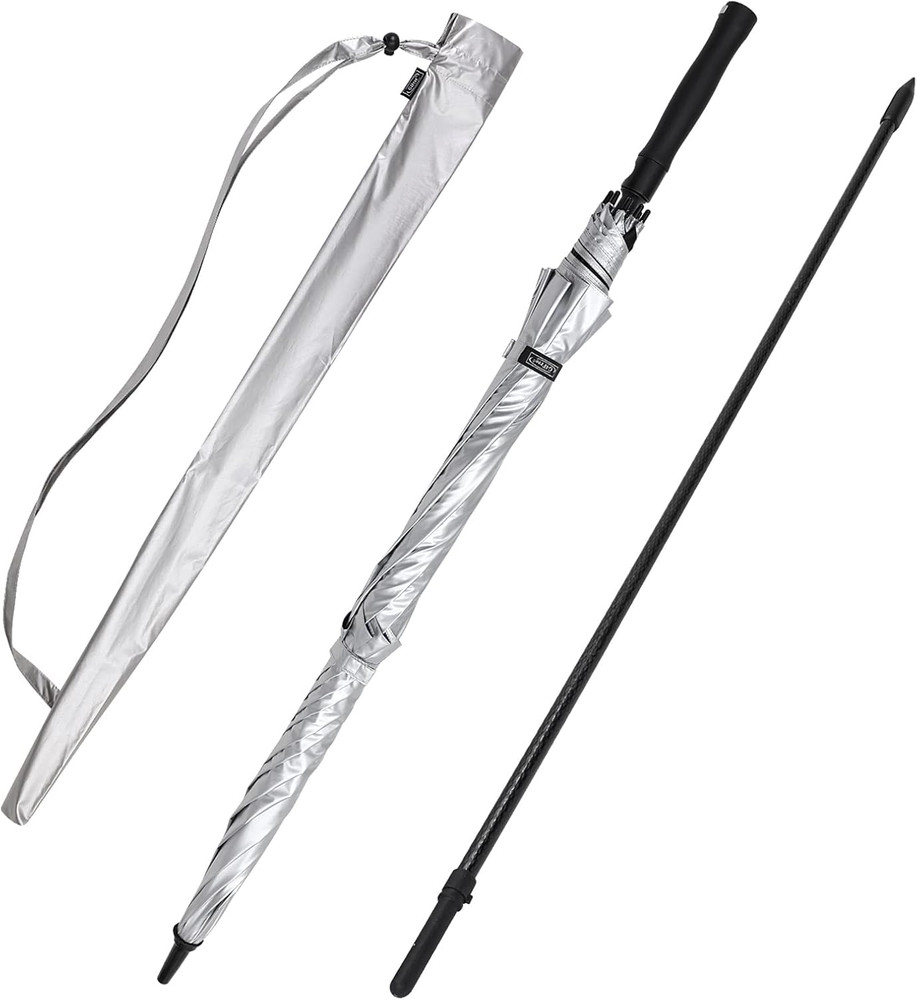 Vented UV Golf/Beach Umbrella 68" Arc, Auto Open Oversize Extra Large Windproof
