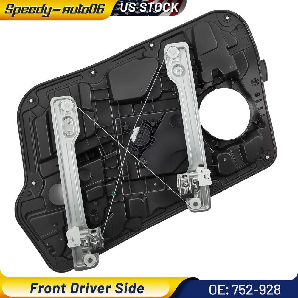 Front Left Driver Side Window Regulator with Panel for Hyundai Sonata w/o Motor
