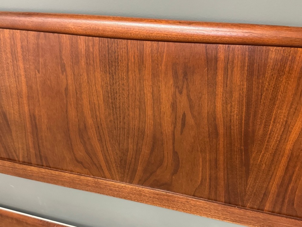 Refinished Walnut Full Headboard by Robsjohn Gibbings for Widdicomb