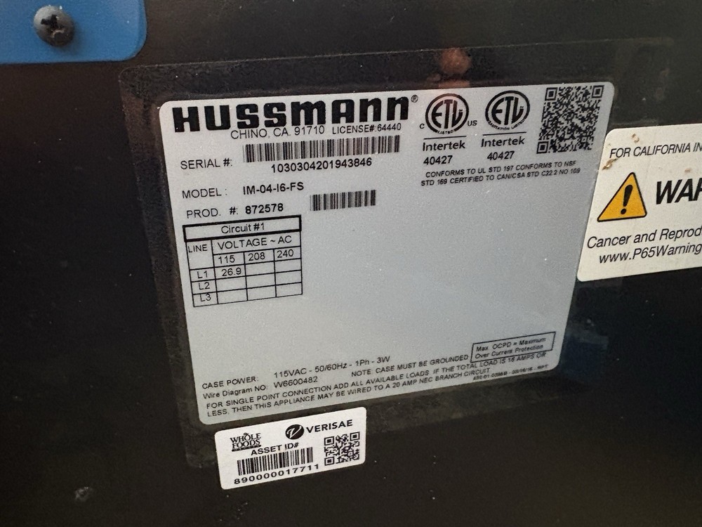 Hussmann Commercial Soup Well Table