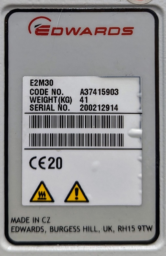 Edwards E2M30 Rotary Vane Vacuum Pump