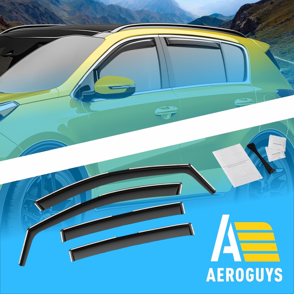 Rain Guards Vent Visors Shade for 2017-2022 Kia Sportage