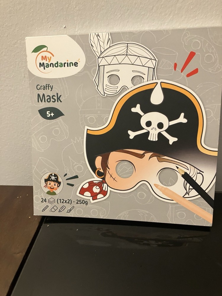 Avenue Mandarine Graffy Pop Mask Colouring Pack