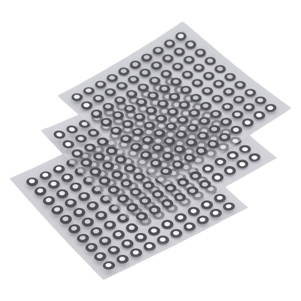 3 Sheets 3D Scanning Reflective Reference Marking Point 3mm ID 6mm OD Accessory
