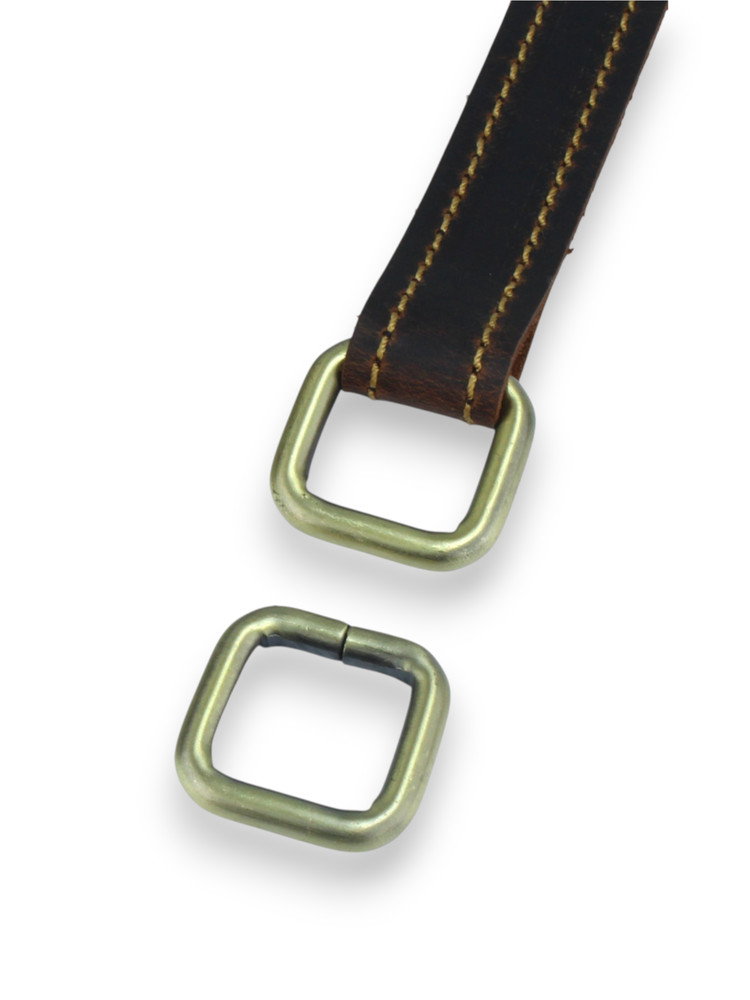Leather Frame for Bag  — 35 Pieces, 20 mm