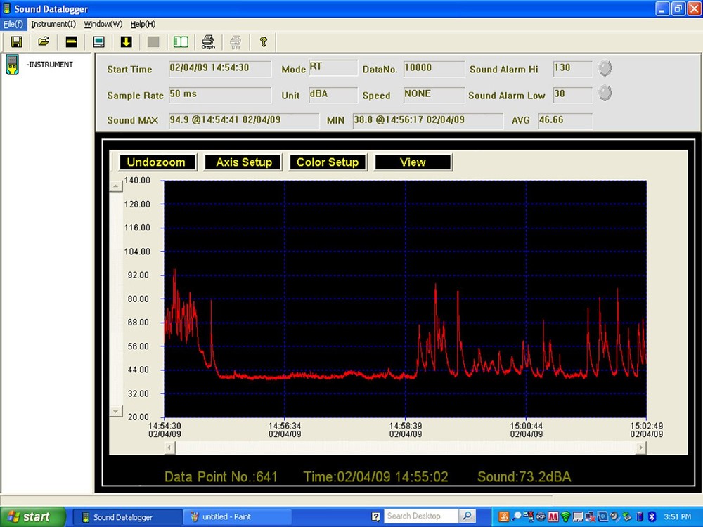 Extech 407760 USB Sound Level Meter