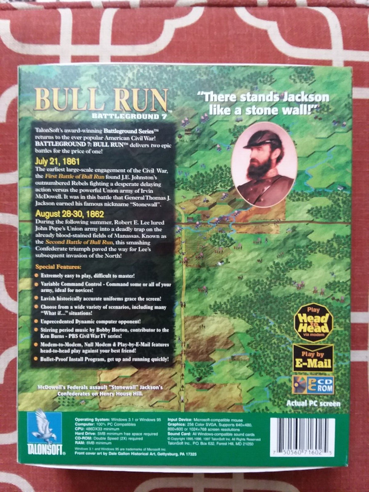 Bull Run Battleground 7 By TalonSoft