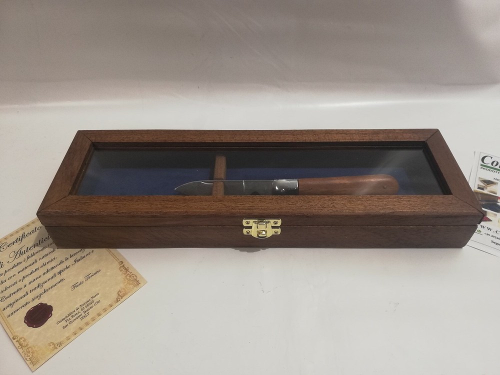 Wood Display Case For Knives Coins