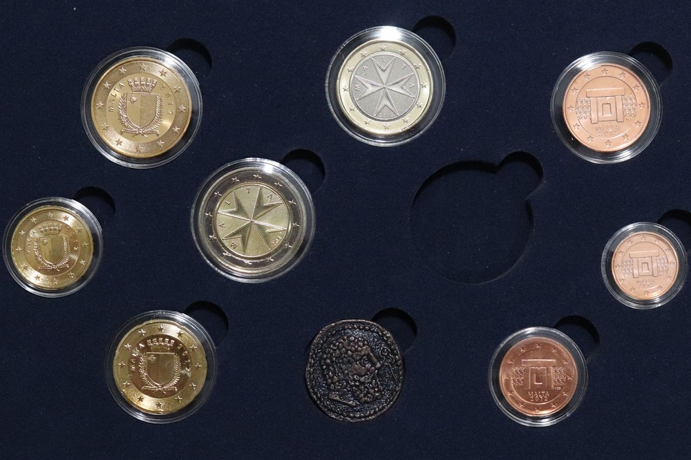 🧭 🇲🇹 MALTA 2012 MINT SET WITH COA MISSING ONE COIN B84 #379