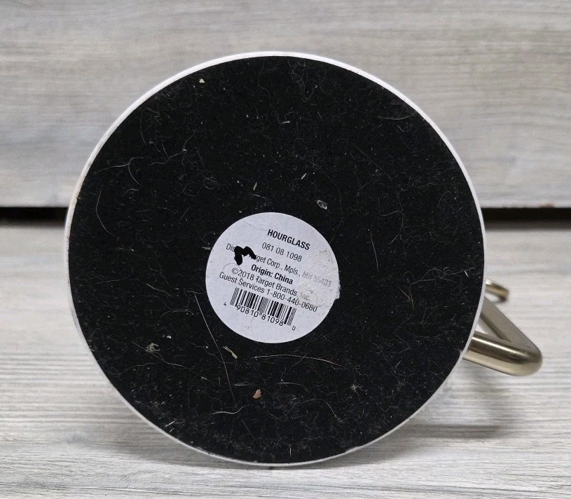 Hourglass Sand Timer with Marble Base B2