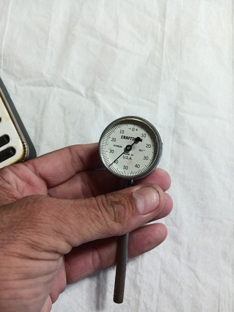 VINTAGE SEARS CRAFTSMAN DIAL INDICATOR .001" W/HARD CASE
