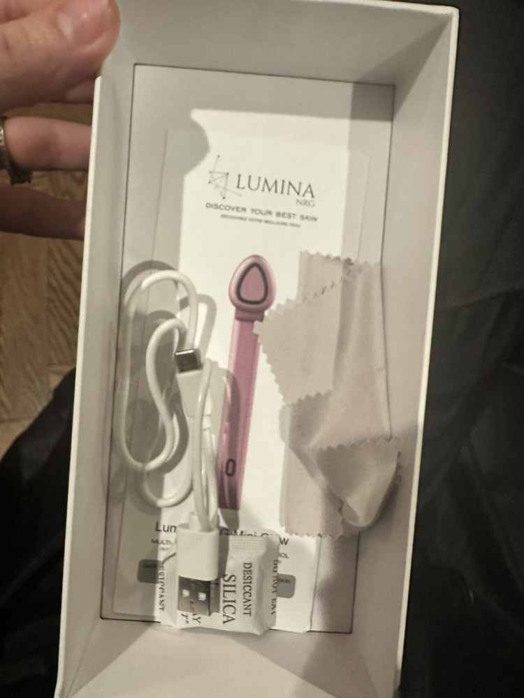 Lumina NRG Mini Glow 6572 Multi-Function Eye, Face & Neck Tool **Used 1 Time**