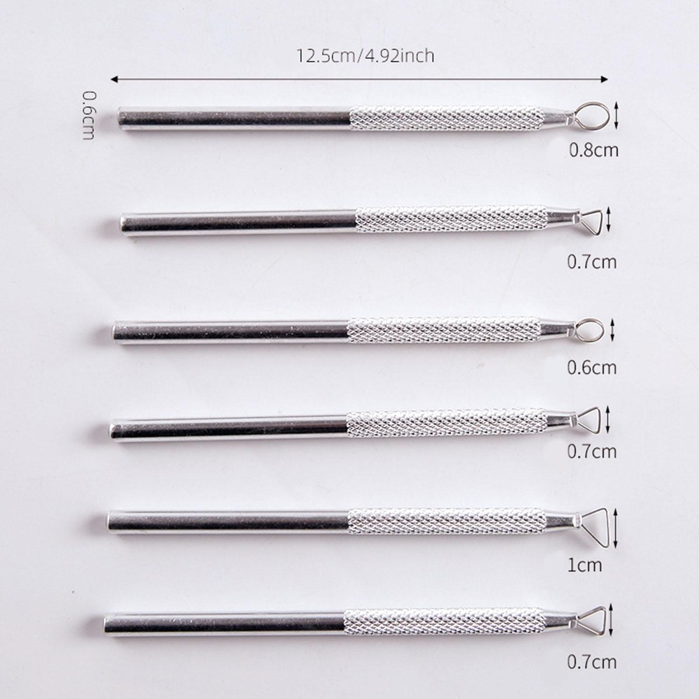 6Pcs Pottery Clay Sculpting Tools Beginners Clay Modelling Tools for Shaping