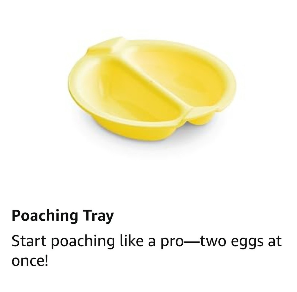 PEEPS DASH Rapid Egg Cooker: 7 Egg Capacity Poach Cup , Pin Cup Yellow, !