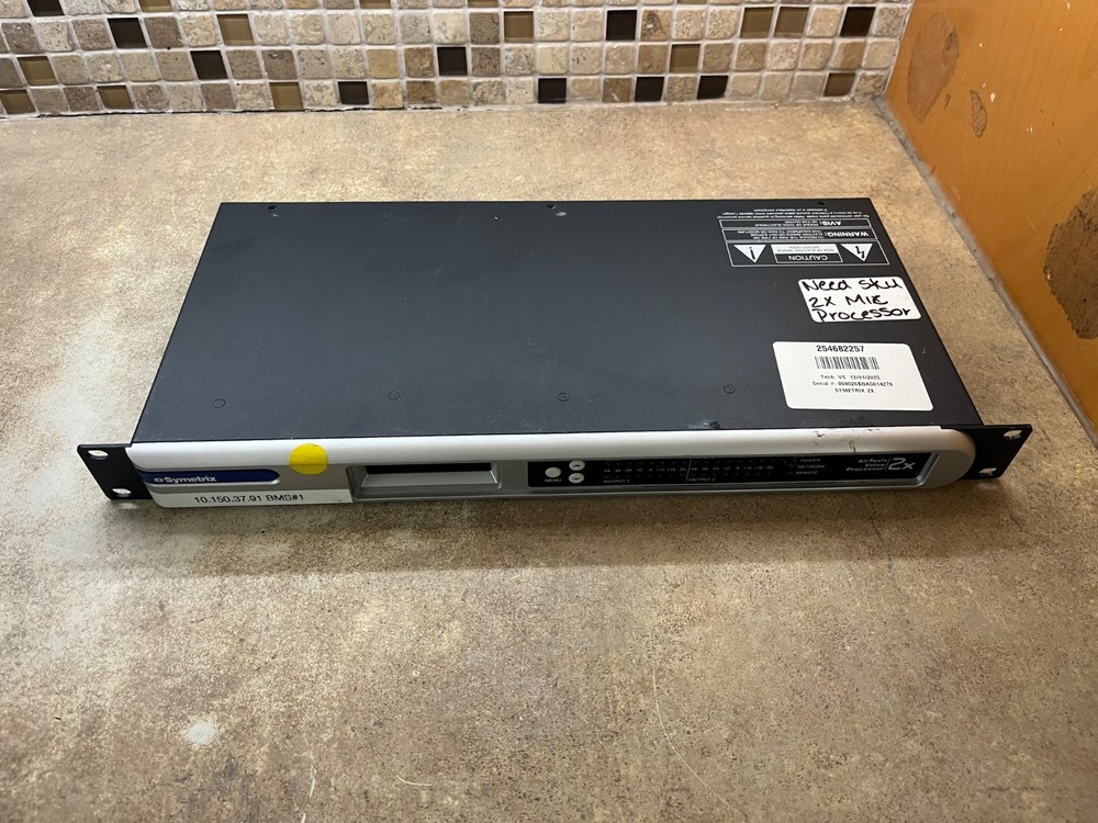 Airtools Symetrix  2X  Mic Processor Dual Digital Voice Amplifier