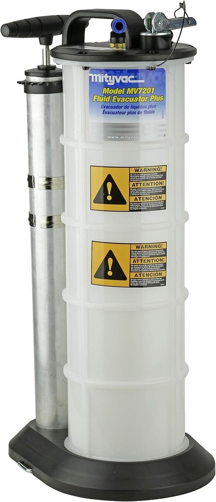 Efficient 2.3 Gallon Fluid Evacuator & Dispensing Tool - Quick-Drain Design