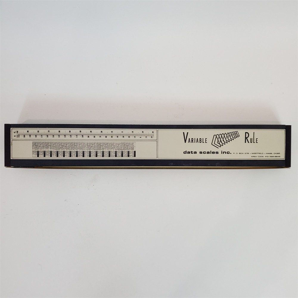 Vintage Data Scales Inc Variable Rule Model 45D Circa 1982