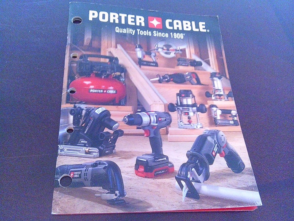 Porter Cable Power Tool Catalog From 2012