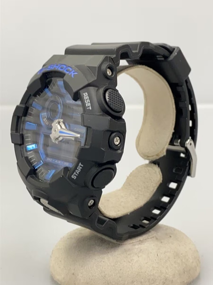 CASIO Quartz Watch Digital Analog Rubber BLU BLK Polyurethane GA 710