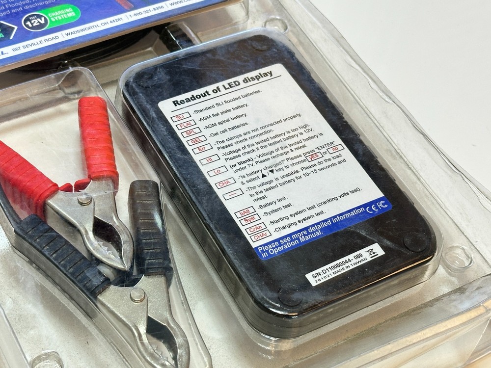 NEW Cornwell Tools Digital Battery & Electrical System Analyzer ESC718 -- NOS