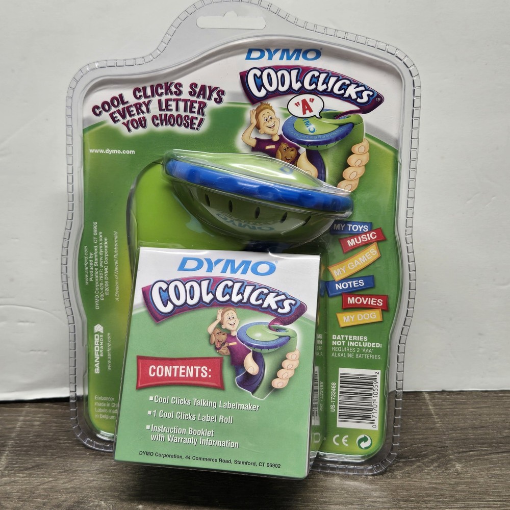 DYMO Cool Clicks Talking Label Maker New