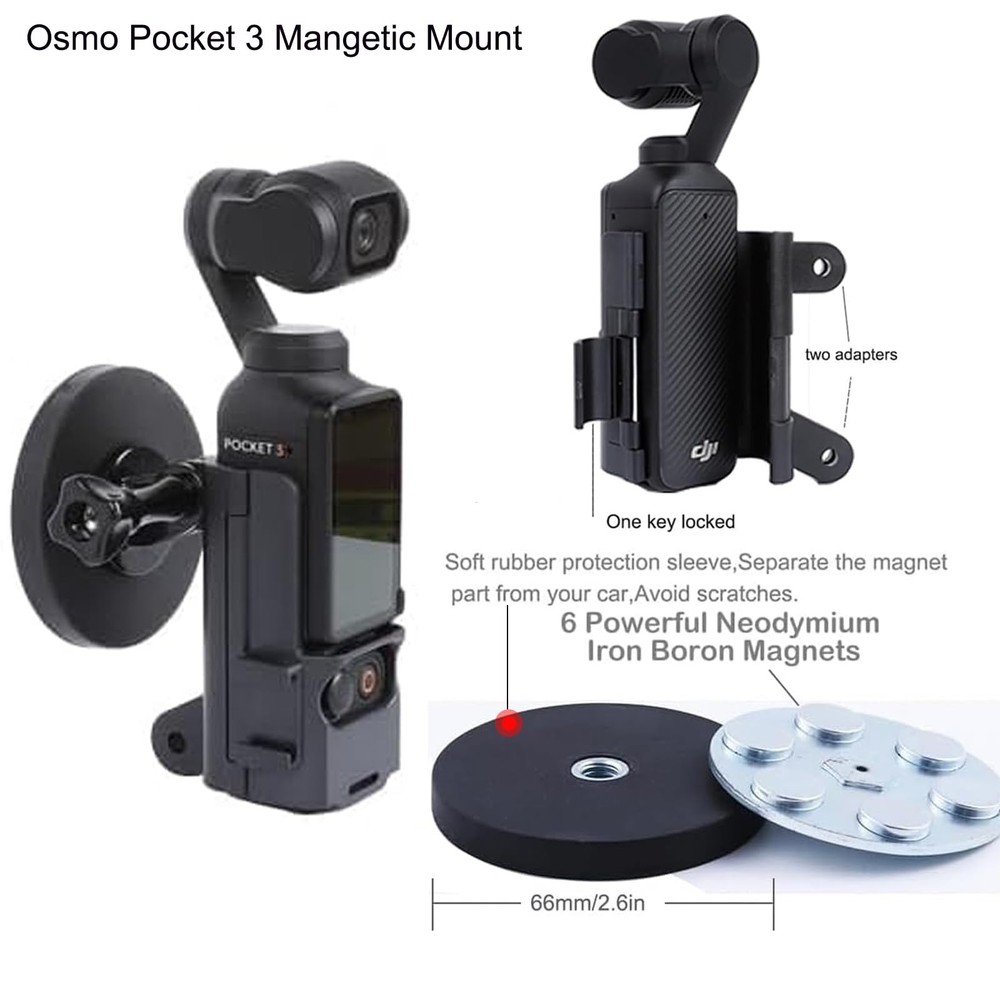 PellKing Accessories Kit for OSMO Pocket 3,Including Hard Shell case,Magnetic...