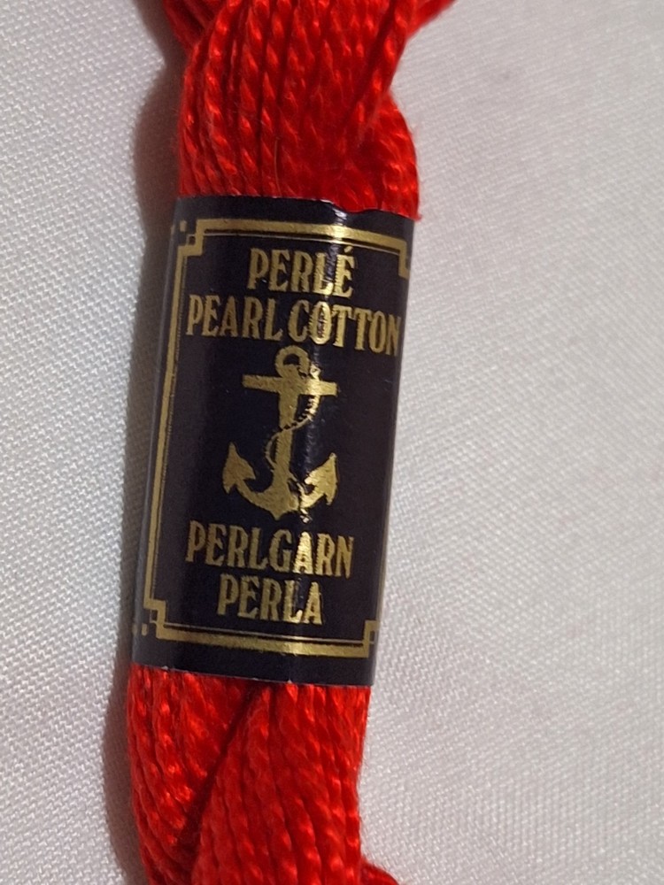 Perle Pearl Thread-Red -set Of 4