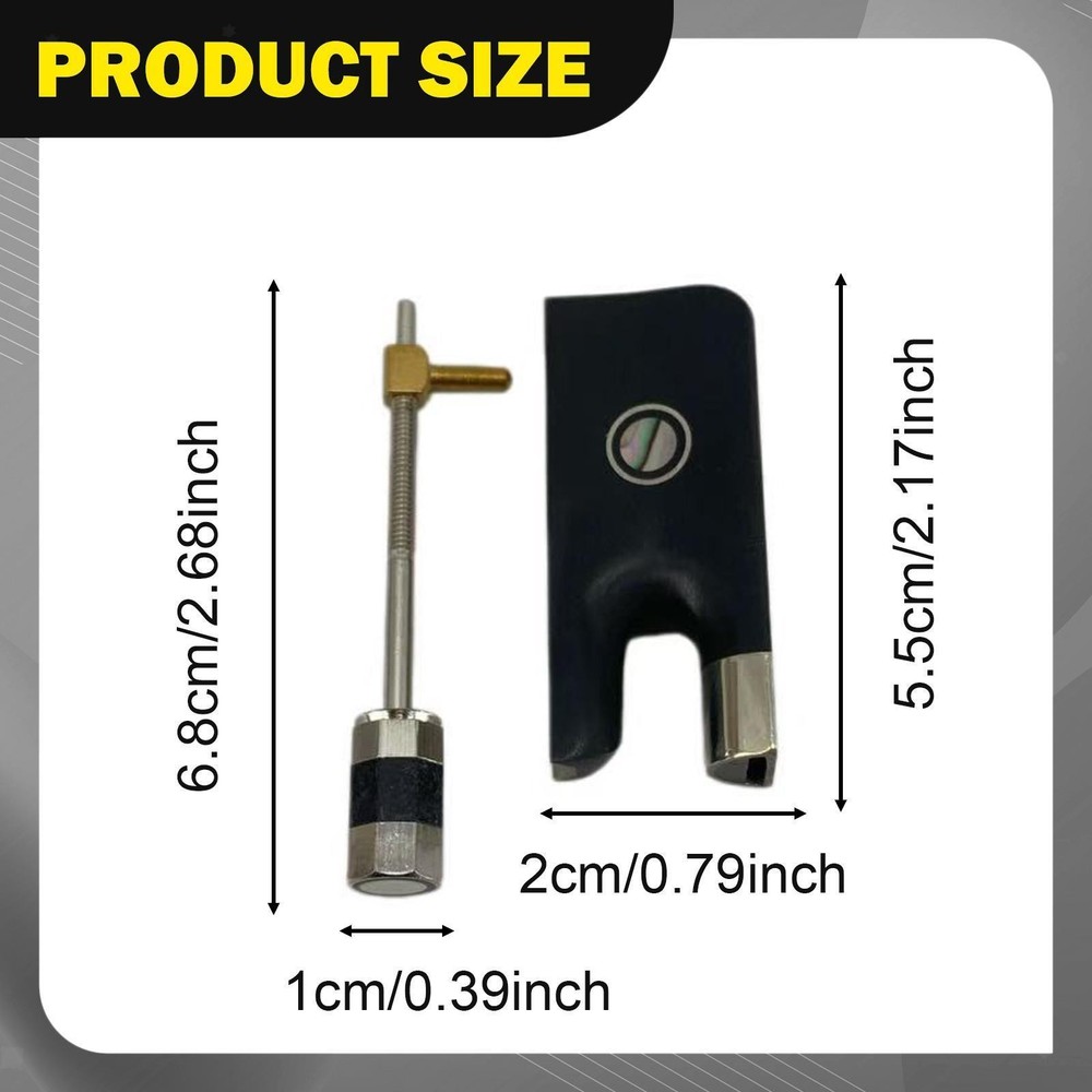Cello Bow Frog Set Sturdy Easy Installation High Performance Replace Parts
