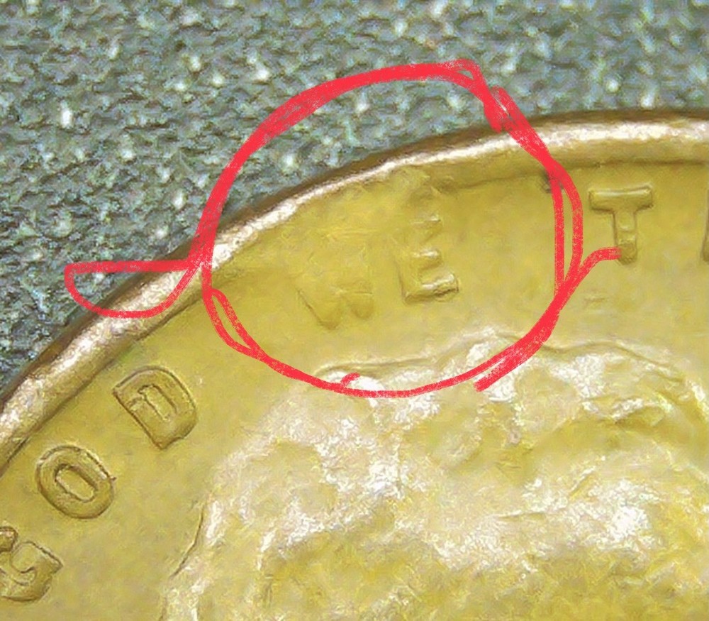 1952 S Wheat Cent “Small Clipped Planchette ”