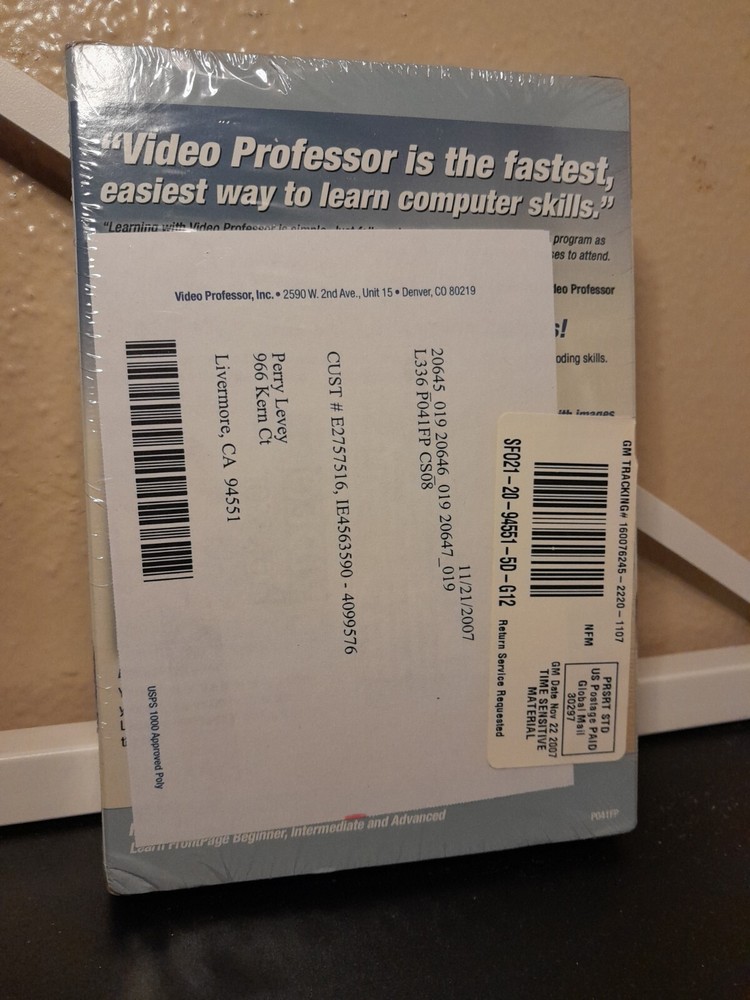 Video Professor Learn FrontPage | Web Design | PC CD-Rom Software 3-CD Disc NEW