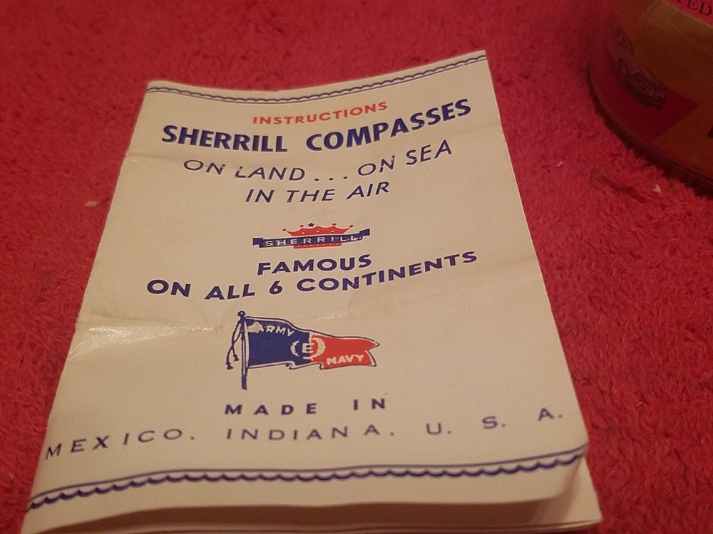 SHERRILL MARK IV AUTO COMPASS BOAT PLANE