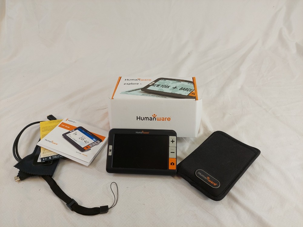 HumanWare Explore 5 NOM-300 Handheld Electronic Magnifier No Cord