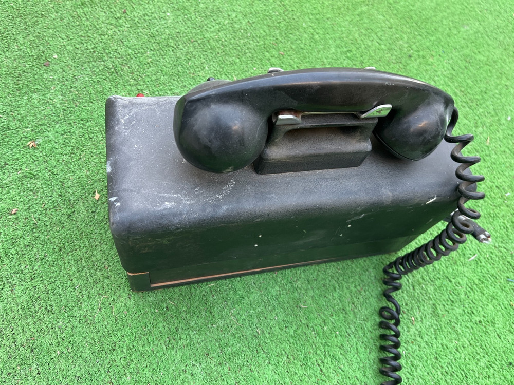 Vintage Switchboard Telephone Console Display